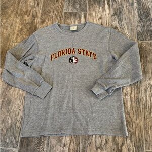 Steve & Barry's Vintage Y2K Gray Florida State Long Sleeve Tee